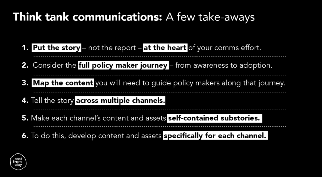 Transmedia storytelling: content mapped across the user journey